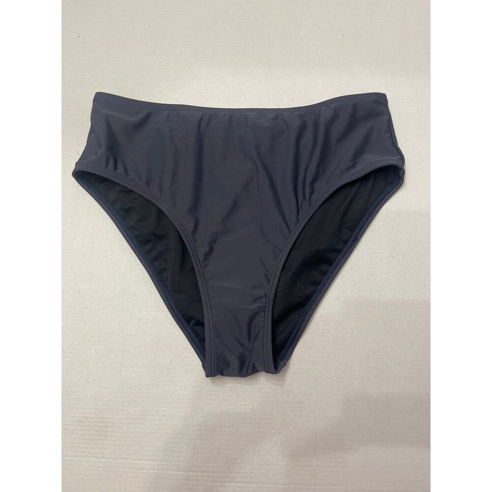 CUPSHE Women’s Bikini Bottoms Size S Charcoal Gray New Without Tags